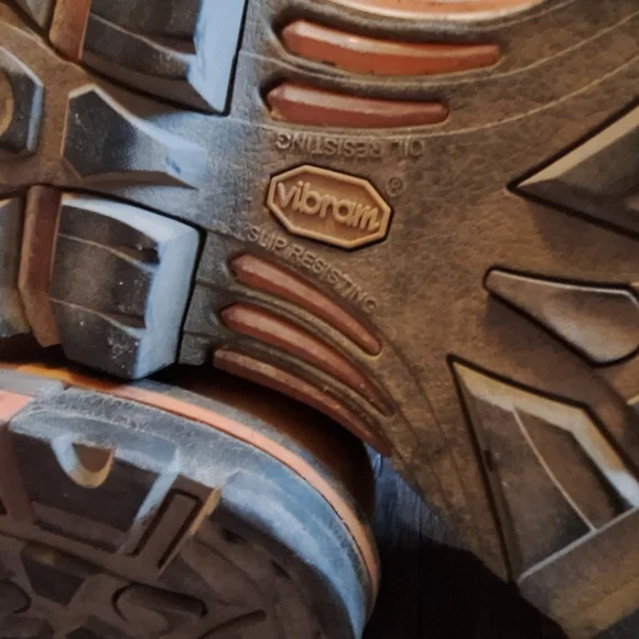 Men's Brown Steel Toe Boots - Picture 7 of 8